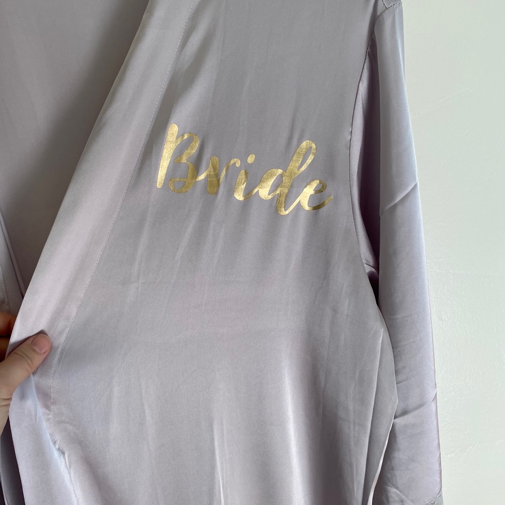 Brand New Purple Bride Robe
